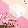 2Pcs PU Leather Necklace Pendant Gift Boxes LBOX-CL0001-01-5