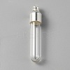 Clear Glass Tube Wish Bottle Pendants FIND-WH0002-46A-2