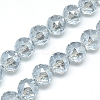 Electroplate Glass Bead Strands X1-EGLA-S137-16mm-07-1