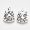 Tibetan Style Alloy Pendants X-TIBE-S314-65AS-LF-2