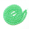 Baking Painted Glass Beads Strands DGLA-Q023-12mm-DB9-2