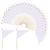 Polyester Flag with Bamboo Handle AJEW-WH0314-926-1