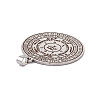Non-Tarnish 304 Stainless Steel Seven Archangels Pendants STAS-C063-03P-3