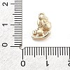 Brass Micro Pave Cubic Zirconia Pendants KK-M306-06G-01-3