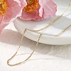 2MM 304 Stainless Steel Curb Chain Necklaces NJEW-T016-13G-3