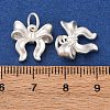 Fine Silver Bowknot Charms STER-A047-03MS-3