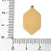 304 Stainless Steel Enamel Pendants STAS-I325-051G-3