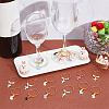 Alloy Enamel Wine Glass Charms AJEW-AB00152-4