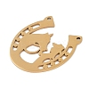 304 Stainless Steel Pendants STAS-L279-025G-2