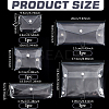 5Pcs 5 Styles Rectangle Transparent PVC Cosmetic Pouches AJEW-FG0004-33-2