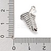 Brass Pave Clear Cubic Zirconia Pendants KK-Z061-15P-01-3