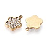 304 Stainless Steel Micro Pave Cubic Zirconia Charms STAS-N115-50G-2