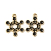 304 Stainless Steel Enamel Pendants STAS-L300-012G-45-1