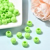 Opaque Acrylic European Beads Beads SACR-ZX012-17D-5