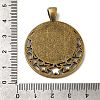 Tibetan Style Alloy Pendant Cabochon Settings LS-PALLOY-J494-30AB-3