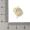 Brass Micro Pave Cubic Zirconia Pendants LS-KK-K371-05G-3