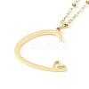 304 Stainless Steel Pendant Necklaces LS-NJEW-H029-02G-C-1