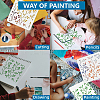 1Pc PET Hollow Out Drawing Painting Stencils DIY-MA0005-48A-6