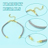 12Pcs 6 Colors Nylon Cords Bracelet Makings Fit for Connector Charms AJEW-YW0001-42-5