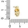 Brass Micro Pave Cubic Zirconia Charms KK-I383-08G-02-3