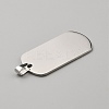 201 Stainless Steel Mirror Polished Finish Stamping Blank Tag Pendants STAS-WH0043-30P-2