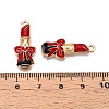 Rack Plating Alloy Enamel Pendants ENAM-N056-425B-3
