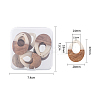 Resin & Wood Pendants RESI-OL0001-11C-8