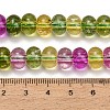 Dyed Imitation Gemstone Glass Beads Strands GL-Z001-03B-04-4