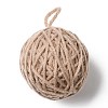 Yarn Knitted Christmas Ball Ornaments AJEW-P106-01F-2