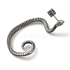 316 Surgical Stainless Steel Cuff Earrings EJEW-E300-22AS-01-2