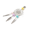 Tibetan Style Alloy Big Pendants HJEW-JM00497-01-2