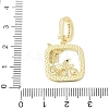 Brass Enamel Pendants KK-F886-03G-11-3