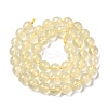 Natural Lemon Quartz(Heated) Beads Strands G-G286-A04-8mm-01-3