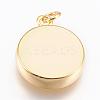 Brass Pendant Cabochon Settings KK-P146-06G-2