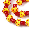 Handmade Lampwork Beads Strands X-LAMP-N024-09I-4