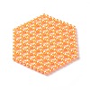 Plastic Beads Cup Mat AJEW-CM00002-7