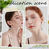 60Pcs 3 Styles 304 Stainless Steel Leverback Earring Findings STAS-SC0008-14-5