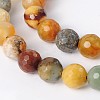Natural Xiuyan Jade Strands G-O060-15-8mm-1