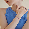 1Pc Alloy Butterfly Link Bracelet BJEW-LP0004-25C-1