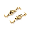 Ion Plating(IP) 304 Stainless Steel Lobster Claw Clasps STAS-A097-03A-G-2