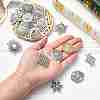 60Pcs 30 Styles Tibetan Style Zinc Alloy Multi-Strand Links FIND-CJ0003-63-4