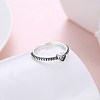 925 Thai Sterling Silver Finger Rings RJEW-BB30788-A-6-5
