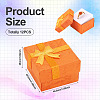 Square Paper Jewelry Ring Gift Boxes with Bowknot CON-TAC0010-80A-4
