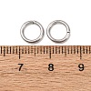 Tarnish Resistant 304 Stainless Steel Open Jump Rings STAS-Q186-02-8x1.2mm-4