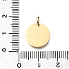 Twelve Constellations 304 Stainless Steel Enamel Pendants STAS-A148-01G-02-3