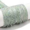 Electroplate Transparent Glass Beads Strands GLAA-H021-01A-FR07-1