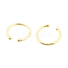925 Sterling Silver Cuff Earrings EJEW-H124-06G-2