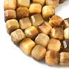 Natural Gold Tiger Eye Beads Strands G-C267-A11-4