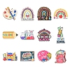 24Pcs 12 Styles Wood Pendants WOOD-FS0001-40-1