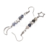 Natural Mixed Stone Dangle Earring EJEW-JE05934-2